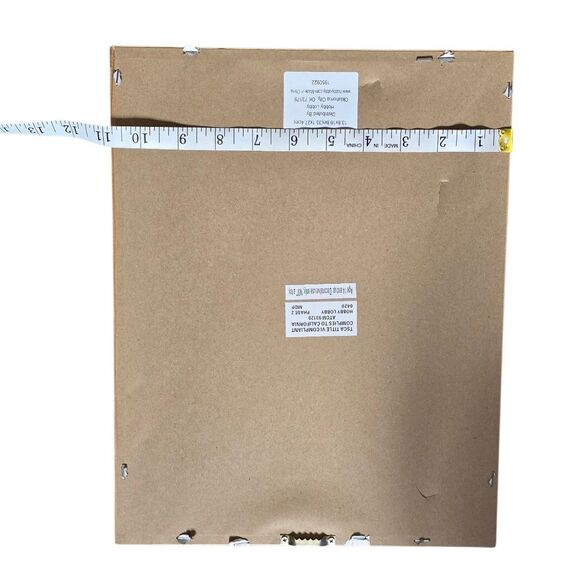 Decorative Religious Wall Art with Wooden Frame - Picture 3 of 3